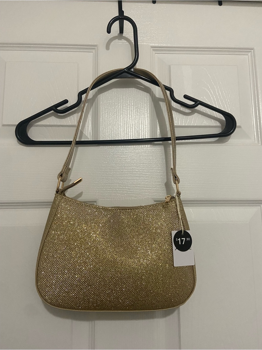 ARDENE- Gold Glitter Shoulder Bag